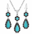 Montana Silver Jewelry Set Spring Showers Turquoise JS5632