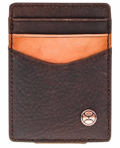 Hooey Grayson Money Clip Wallet Men’s HMC018-BRTN