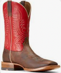 Ariat Men's Circuit Paxton Boot Chestnut Brown/Fire Red 10046897