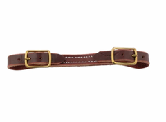 Western Rawhide Curb Strap w/ Double Buckles-Latigo leather 172441-55