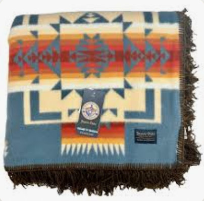 Pendleton Chief Joseph Jacquard Shawl Fringed