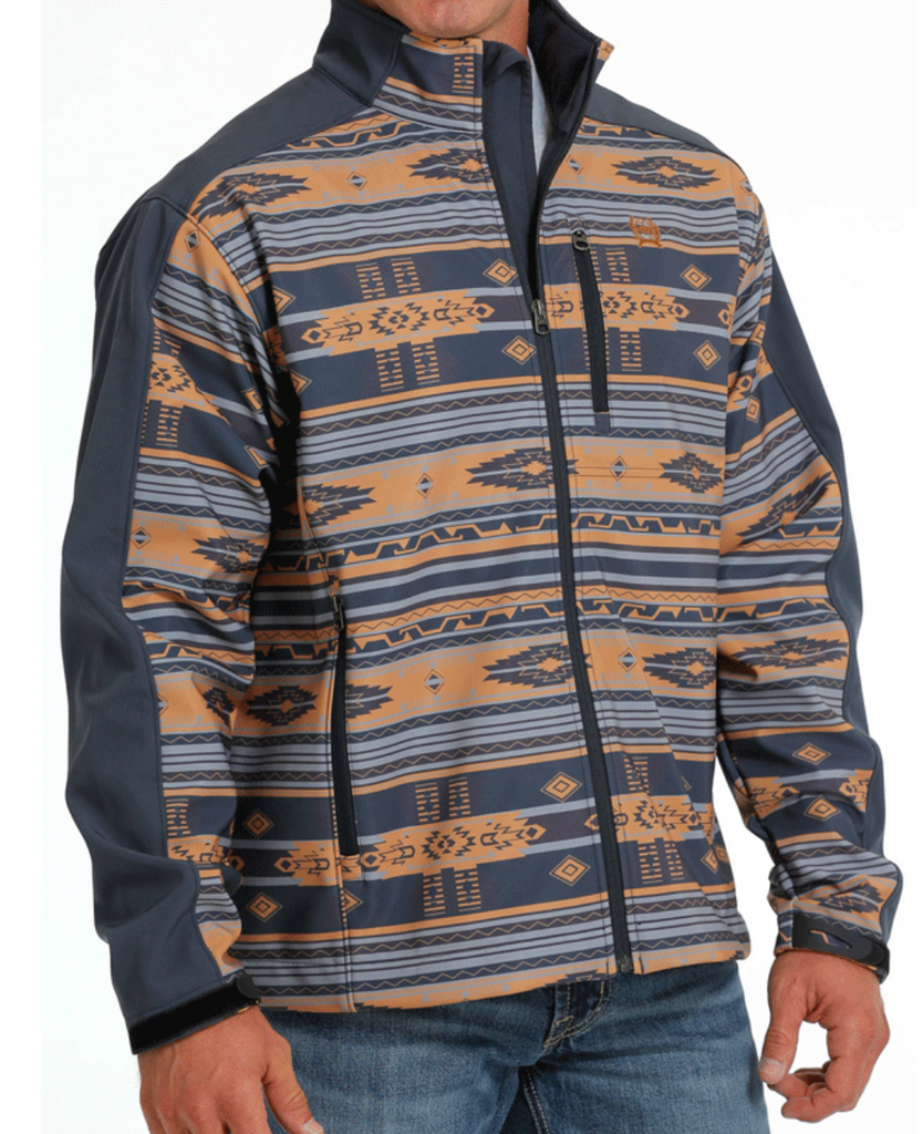 Cinch men's black softshell 2025 bonded jacket