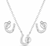 Montana Silversmiths Jewelry Set Lucky Love CZ JS5298