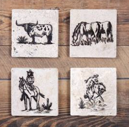 Ranch Life Coaster Set of 4