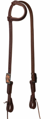 Weaver Leather Thunderbird Sliding Single Ear Headstall  10010-01-15