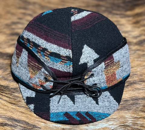 Crown Cap Burgundy Aztec 1-1701B