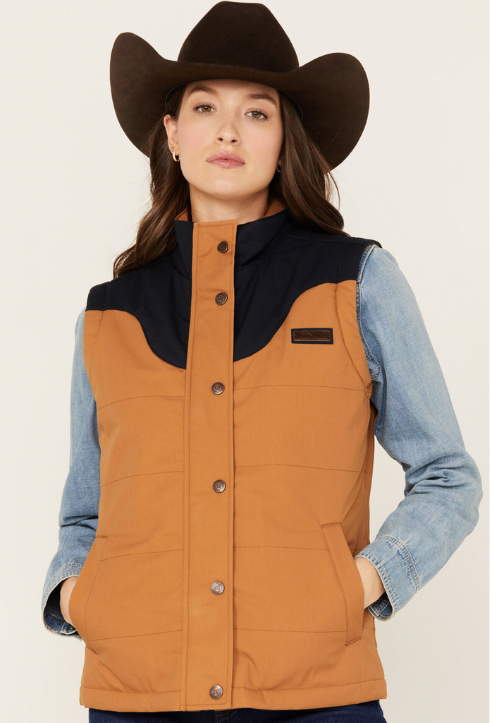 Cinch top vest womens