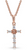 Montana Silversmiths Necklace Entwined Rose Gold Brilliant Cross NC3239RG
