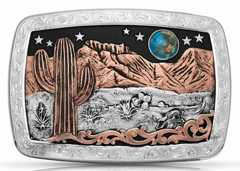 Montana Silversmiths Buckle Desert Moon Turquoise  42110