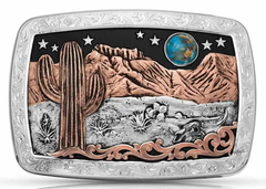 Montana Silversmiths Buckle Desert Moon Turquoise  42110