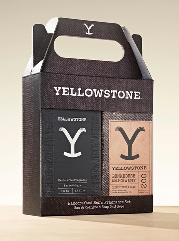 Yellowstone Cologne and Soap On A Rope Men's