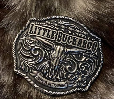 Montana Attitude Baby Buckle Little Buckaroo Skull A608S