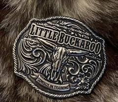 Montana Attitude Baby Buckle Little Buckaroo Skull A608S