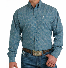 Cinch Men's L/S print button shirt MTW1105658