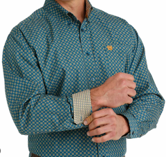 Cinch Men's L/S print button shirt MTW1105659