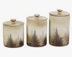 HiEnd Clearwater Pines Canister Set of 3 D11763CSSM