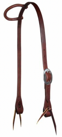 Professionals Choice RH Single Ear Headstall w/ Silver Steelle Buckle RH5E13/4-106