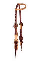 Professionals Choice Quick Change Headstall Single Ear w/ Tassle 5135RO