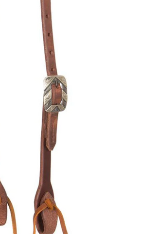 Professionals Choice RH Browband Headstall w/ Silver Steele Buckle RH5B23/4-106