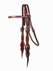 Professionals Choice RH Browband Headstall w/ Quick Change Tassle Buckles RH5145