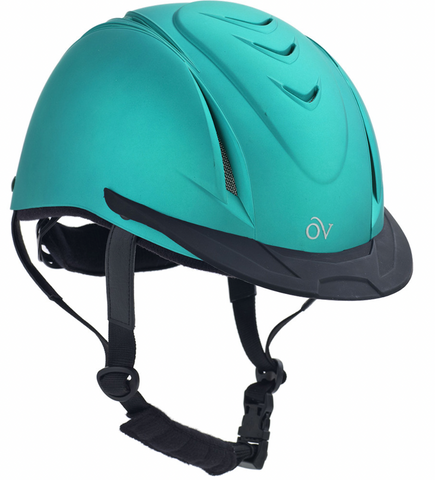 Ovation Riding Helmet -Metallic  Schooler Teal 469765