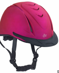 Ovation Riding Helmet -Metallic Fuchsia