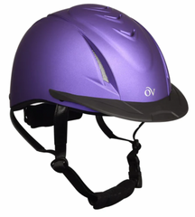 Ovation Riding Helmet -Metallic Purple