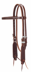 Weaver Leather Synergy Mayan Hand Tooled Browband Headstall  10017-12-00-04
