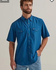 Wrangler S/S Snap Button Shirt Men's 112344573