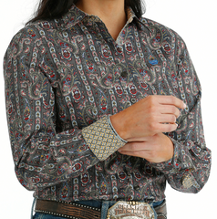 Cinch Button Up L/S Shirt Women's MSW9165047