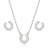 Montana Silversmiths Delicate Glamour Opal Horseshoe Jewlery Set JS5769