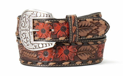 Ariat Women's Belt Red Flowers A15655133