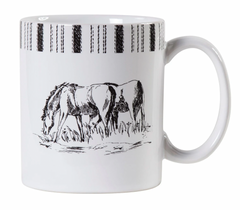 HiEnd Accents Ranch Life Remuda Set Of 4 Mugs