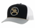 Hooey Ball Cap Black, Silver, And Gold 4031T-BKWH