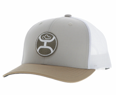 Hooey Cream and White Ball Cap 2446T-CRWH