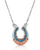 Montana Silversmiths Inner Turquoise Horseshoe Necklace NC5852