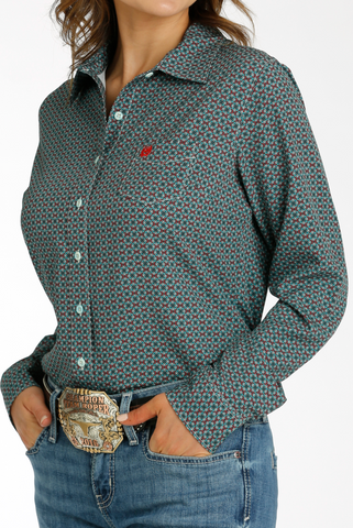 Cinch Arena Flex Button Up L/S Shirt Women’s MSW9163027