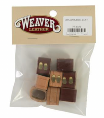 WEAVER LEATHER LOOPS 5/8" - BROWN/NATURAL