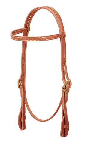 Weaver ProTack Quick Change Headstall W/ Leather Tab Ends