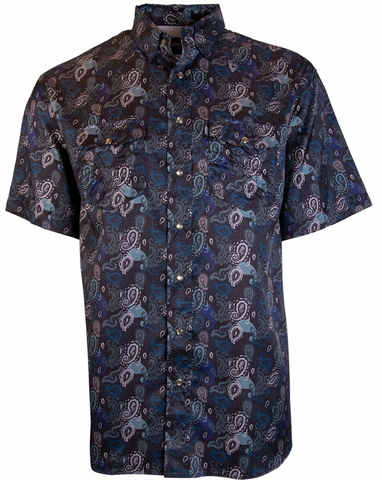 Hooey Snap S/S Shirt Men's HT1761BK