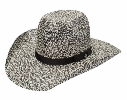 Hooey Black/White Del Rio K Straw Hat RSHODRK8342M273