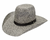 Hooey Black/White Del Rio K Straw Hat RSHODRK8342M273