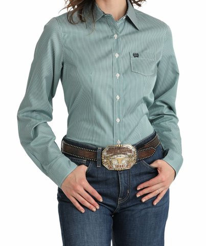 Cinch Button Up L/S Shirt Women's MSW9164224