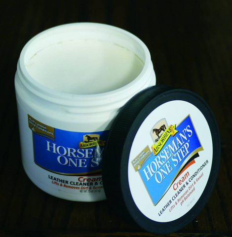 Absorbine Horseman’s One Step Cream Leather Cleaner & Conditioner 15 Oz