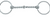 Weaver DRAFT BIT, 6" SINGLE TWISTED WIRE SNAFFLE MOUTH 25-8397
