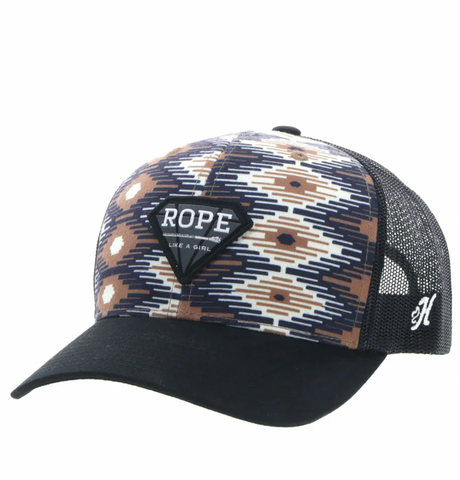 Rope Like A Girl Womens Snapback Cap 2349T-CRBK