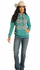 Rock & Roll Denim Hoodie Women’s BW94T05003