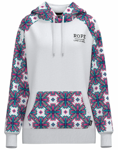 Hooey "Rope Like A Girl” Hoodie Women’s HH1228WHAZ