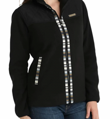 Cinch Contrast Trim Fleece Jacket Women’s MAJ9908001