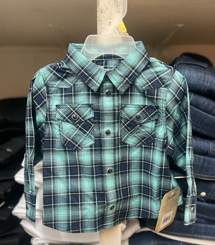 Wrangler Snap Up L/S Shirt Boy's 112355404